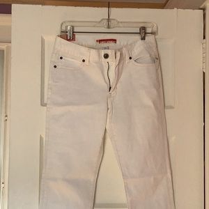 Gap Curvy Straight White Jeans Size 27/4A